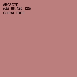 #BC7D7D - Coral Tree Color Image